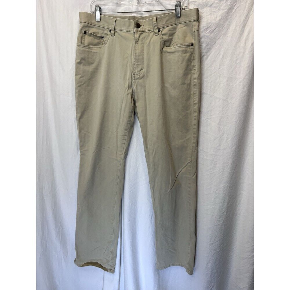 Onward Reserve 5 Pocket Pants 35x32 Khaki  Men Classic Straight Leg Stretch
